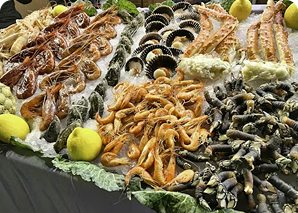Shrimp dish in a pan