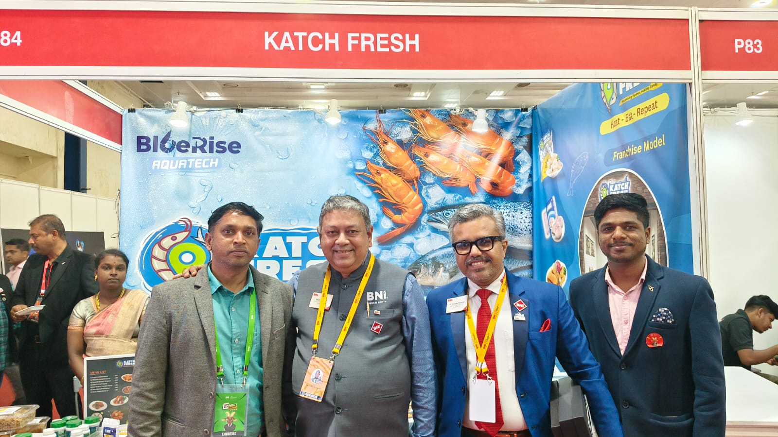 KatchFresh team at BNI Connect Fest, Chennai Trade Centre