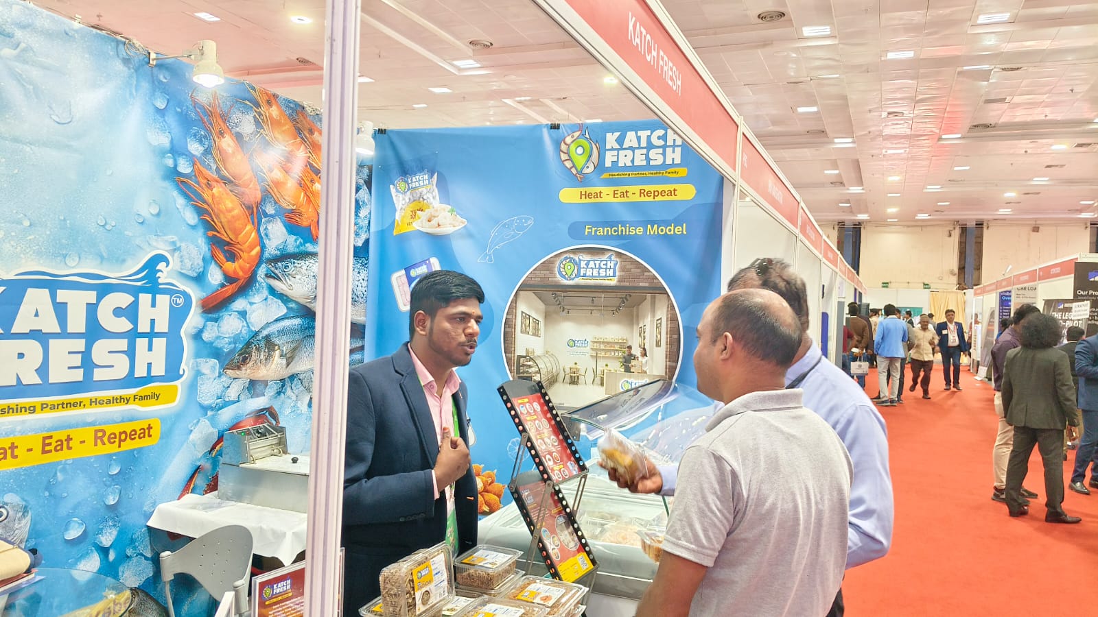 Visitor interaction at KatchFresh BNI Connect Fest stall
