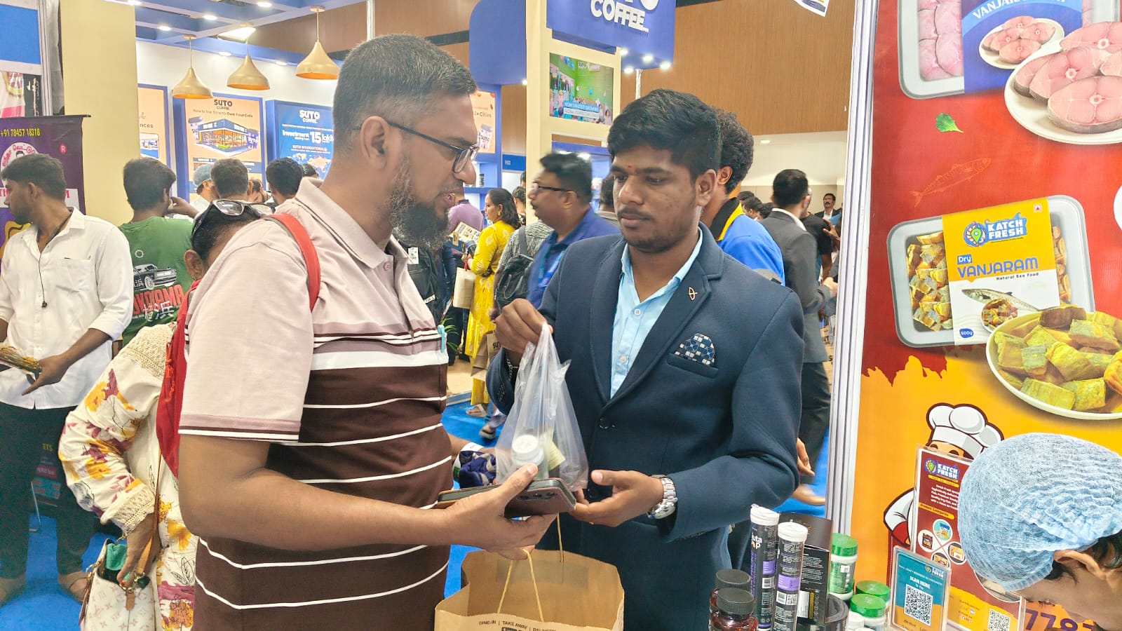 KatchFresh booth at Franchise India Expo, Chennai Trade Centre