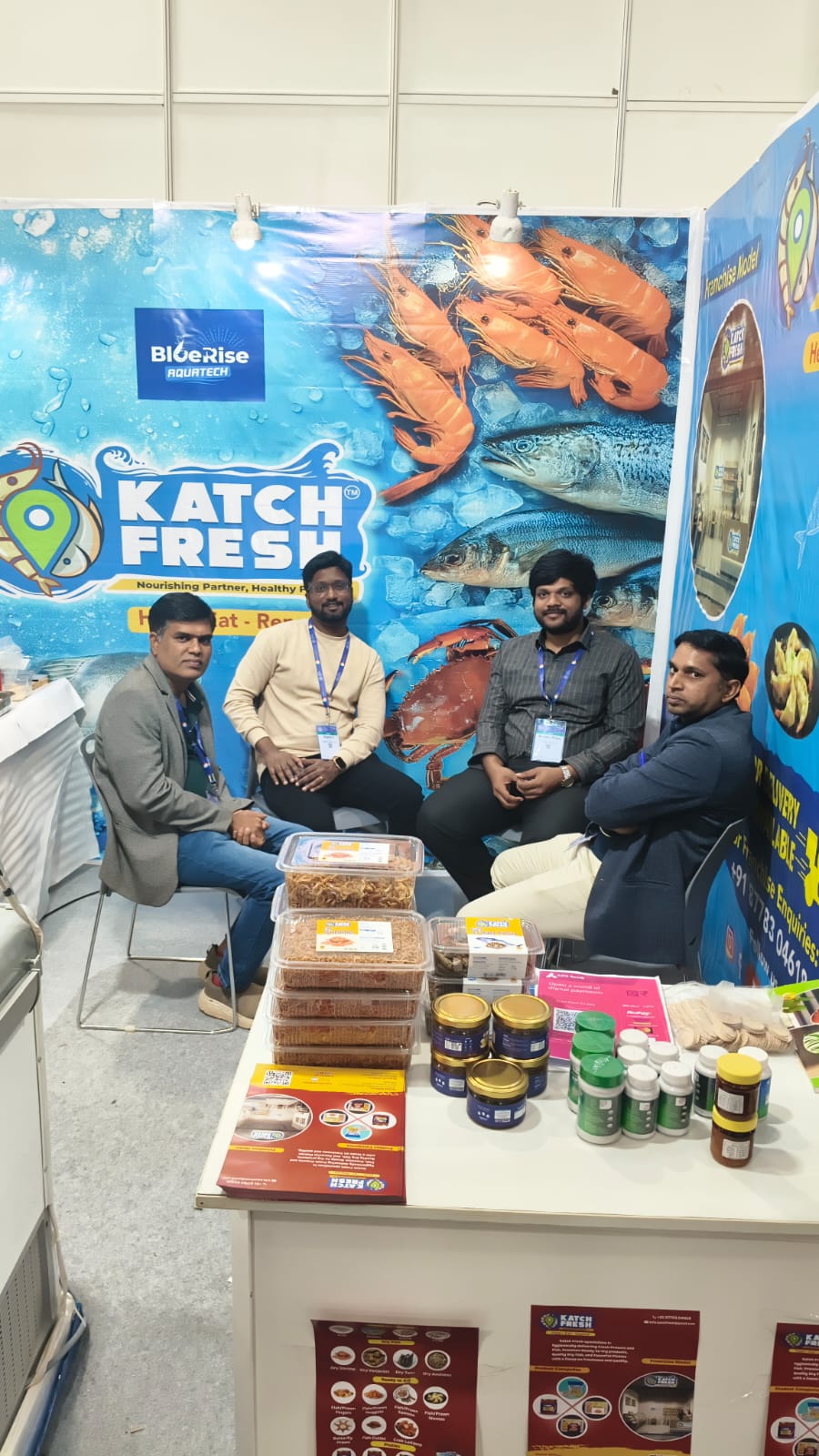 KatchFresh team at World Seafood Congress 2026